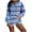 Blue, variant on Vedolay Womens Long Sleeve T Shirts Plus Size Women Sweatshirt Blouse Top 2023 Khaki,M