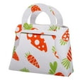 thumbnail image 5 of Easter Handbag Clear Printing Felt Cute Carrot Rabbit Pattern DIY Candy Packing Tote Bag Home Decor, 5 of 7