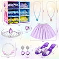 thumbnail image 4 of Set boutique de zapatos de vestir y joyas de princesa para niñas, 4 of 7