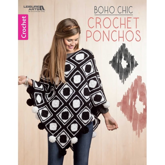 Pre-Owned Boho Chic Crochet Ponchos (Paperback) 146475439X 9781464754395