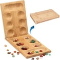 thumbnail image 4 of Mancala Mancala Wooden Mancala Board Game Set | Portable And Educational Two Player Strategy Game Kids Adult Travel Interaction Puzzle Toys Montessoris Game For Kids Adult, 4 of 9