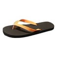 thumbnail image 3 of Dakaela Men's Yoga Mat Flip Flops with Arch Support Comfortable Cushion Walking Thong Sandals Slip on Indoor Outdoor Slides Slippers Size 8-12 Brown, 3 of 5