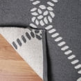 thumbnail image 3 of Geometric Indoor/ Outdoor Area Rug, 5'5" x 7'5", Grey, 3 of 9