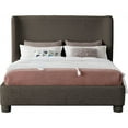 thumbnail image 7 of Meridian Furniture Penny Brown Boucle Fabric Queen Bed, 7 of 7