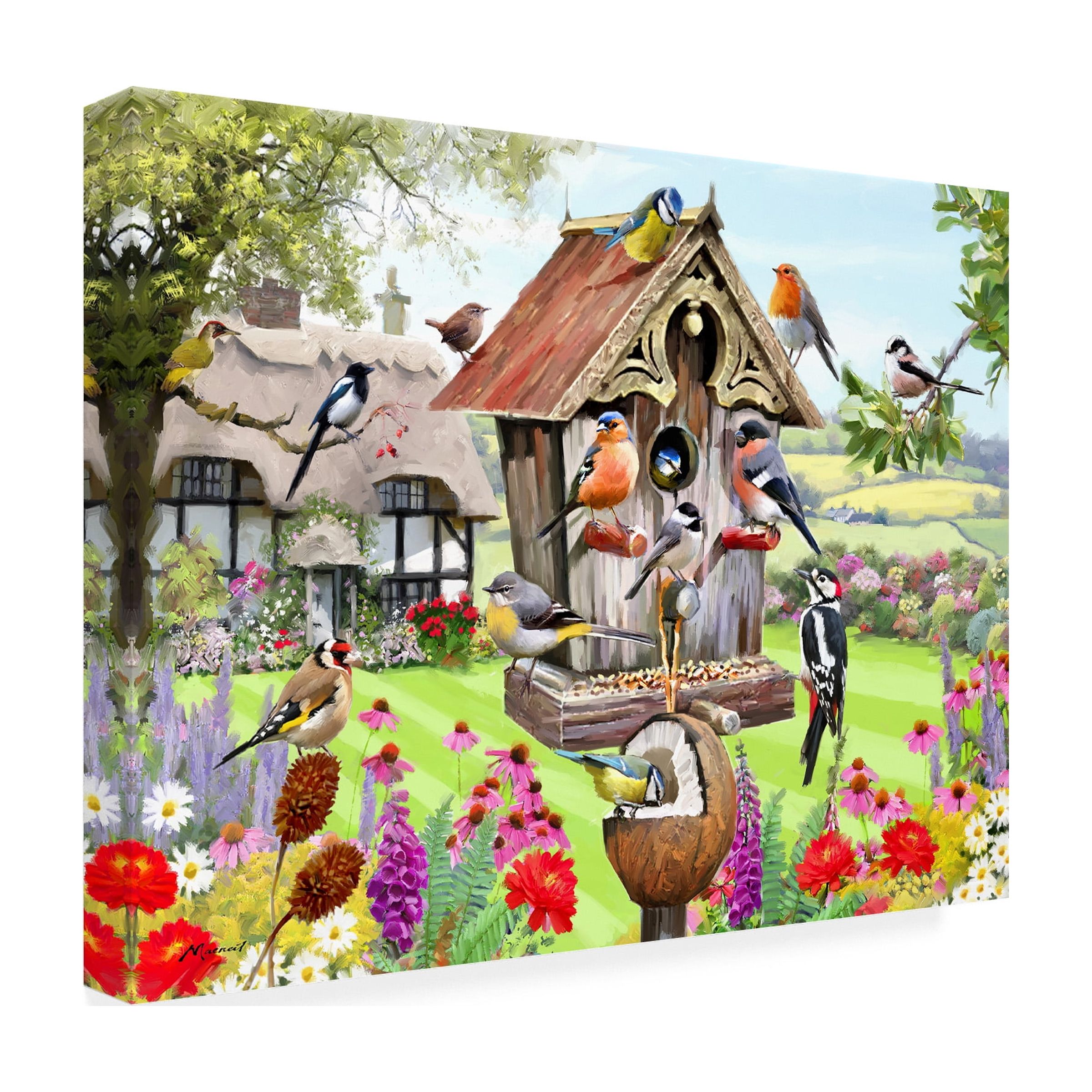 The Macneil Studio 'Birdhouse' Canvas Art