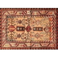 thumbnail image 1 of Ahgly Company Machine Washable Indoor Rectangle Traditional Sand Brown Area Rugs, 5' x 8', 1 of 7