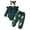 A04-Green, variant on CAICJ98 Newborn Baby Girl Christmas Outfit Ruffle Long Sleeve Romper Bodysuit Bow Pants Set with Headband Cute Infant Fall Winter Clothes (Green,3-6 Months)
