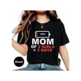 thumbnail image 2 of Funny Mom of 2 Girls  3 Boys T-Shirt - Perfect Mother's Day Gift for Busy Moms!, 2 of 10