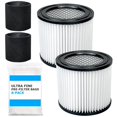 thumbnail image 1 of Filtros Shop Vac de repuesto Zibopon 90398 tipo AA (paquete de 2), 1 of 9