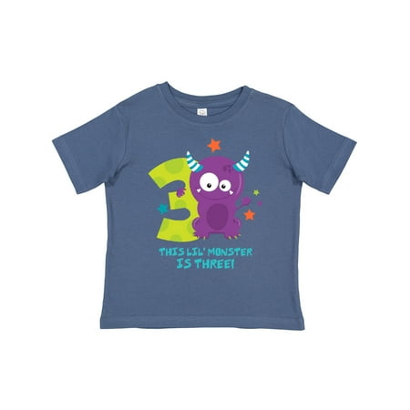 

Inktastic Monster 3rd Birthday Gift Toddler Boy or Toddler Girl T-Shirt