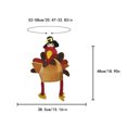 thumbnail image 6 of Adult Thanksgiving Turkey Hat Cartoon Plush Headwear Holiday Party Cap for Men Women One Size, 6 of 7