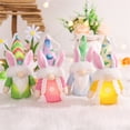 thumbnail image 3 of Easter Faceless Gnomes with LED Light Decorations Light Up Bunny Gnomes Plush Gift Stuffed Cute Faceless Dwarf Rabbit Green, 3 of 8
