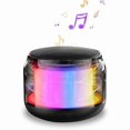 thumbnail image 1 of wonima02 Wireless Bluetooth Speakers for Smart Phone,Mini Wireless Speaker with 7 Color LED Auto-Changing,Small Bluetooth Speaker with Stereo Pairing for Camping/Yoga/Reading/Gifts (Black), 1 of 1