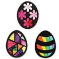 thumbnail image 3 of VHALE Suncatchers Craft, Stained Glass Effect Paper Sun Catcher Kit, Window Art, Classroom Crafts, Creative Art Projects, 3 Sets (Easter Egg), 3 of 10
