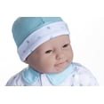 thumbnail image 3 of Muñeca bebé caucásica de cuerpo suave grande de 20 pulgadas | JC Toys - La Bebé | Lavable | Conjunto azul removible con gorro y chupete | Para niños 2 años +, 3 of 5