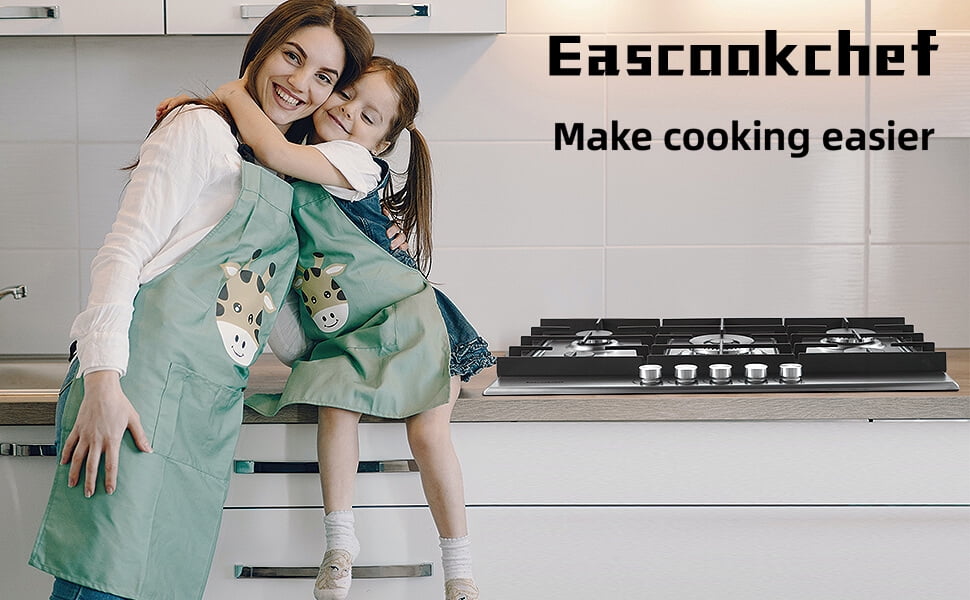30 inch Gas Cooktop Gas Stove Top w/ 5 High Efficiency Burner Bulit-in Stainless Steel Gas Stoves for Kitchen NG/LPG Convertible Thermocouple Protection