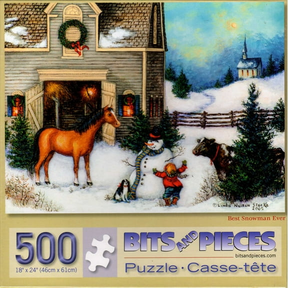 Best Snowman Ever 500 Piece Puzzle