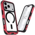 thumbnail image 2 of Funda Case GHOSTEK Atomic Mag para iPhone 17 PRO MAX Aluminio Roja Transp, 2 of 9
