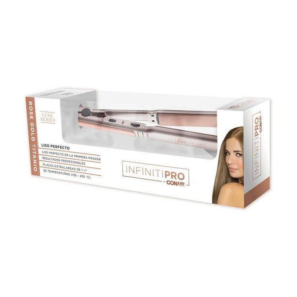 Alaciadora CONAIR Infiniti Pro Titanio 1/4 Pulgada Rose Gold