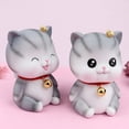 thumbnail image 3 of EeaseCA Lovely Kitten Saving Pot Cartoon Coin Bank Vinyl Money Pot Desktop Ornament, 3 of 8