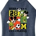 thumbnail image 3 of Disney - Mickey Soccer  - Juniors High Neck Tank Top, 3 of 5