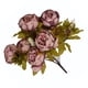 thumbnail image 3 of Ramo de flores de peonía artificial Oficina en casa Decoración floral falsa Boda Ramo de flores de seda, Cameo Marrón Eigraketly HA7181-03B, 3 of 6
