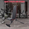 thumbnail image 2 of Weight Bench,800LBS Foldable Workout Bench,Adjustable Strength Training Bench for Full Body Workout,11 Adjustable Backrests,Incline Decline Bench Press,for Home Gym Dumbbell Exercise, 2 of 6