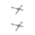 thumbnail image 4 of Eigraketly 2 Pieces Professional Practical Drum Screws Lightweight Drum Percussion Tension Metal Instrument Wear-resistant Key-Screw Rods Como se muestra 2piezas Eigraketly CBP470845, 4 of 6
