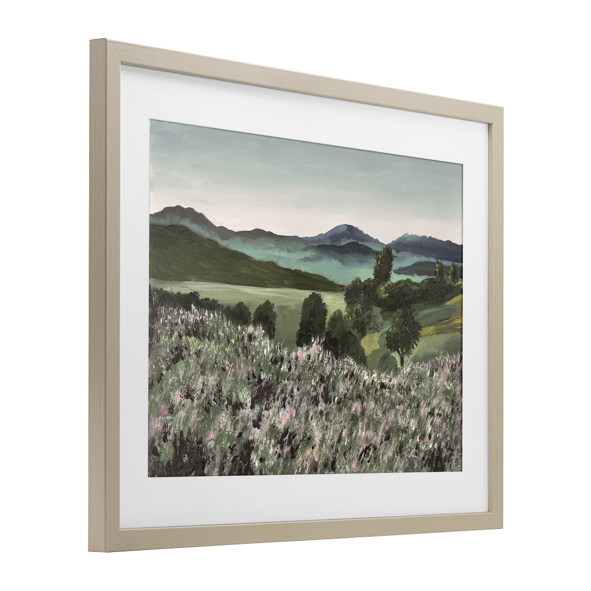 Stupell Industries Windblown Meadow Blooms Birch Framed Print Under Glass, design by Lee Ann Zirbes