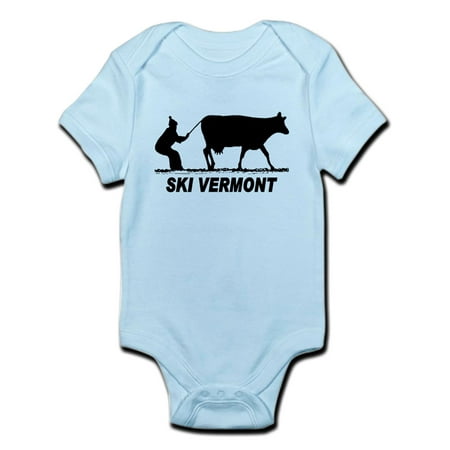 Ski Vermont Shop - CafePress - The Ski Vermont Shop Infant Bodysuit - Baby Light Bodysuit