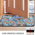 thumbnail image 3 of Basset Hound Dog and Flower Door Rugs,Washable Non Slip Door Mats Indoor,Decorative Door Mats,Entry Mat Indoor for Entrance,Bedroom,Kitchen,Bathroom,30"x17", 3 of 6