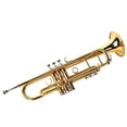 thumbnail image 4 of Campana de trompeta, instrumentos musicales Trompeta chapada en oro Trompeta profesional compacta y liviana, 4 of 8