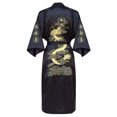 thumbnail image 7 of Dragon Kimono Bathrobe for Women, Chinese Style, Embroidery Robe, Sexy Gown, Casual Loose Nightwear, New Long Home Clothing (Red,XL), 7 of 7