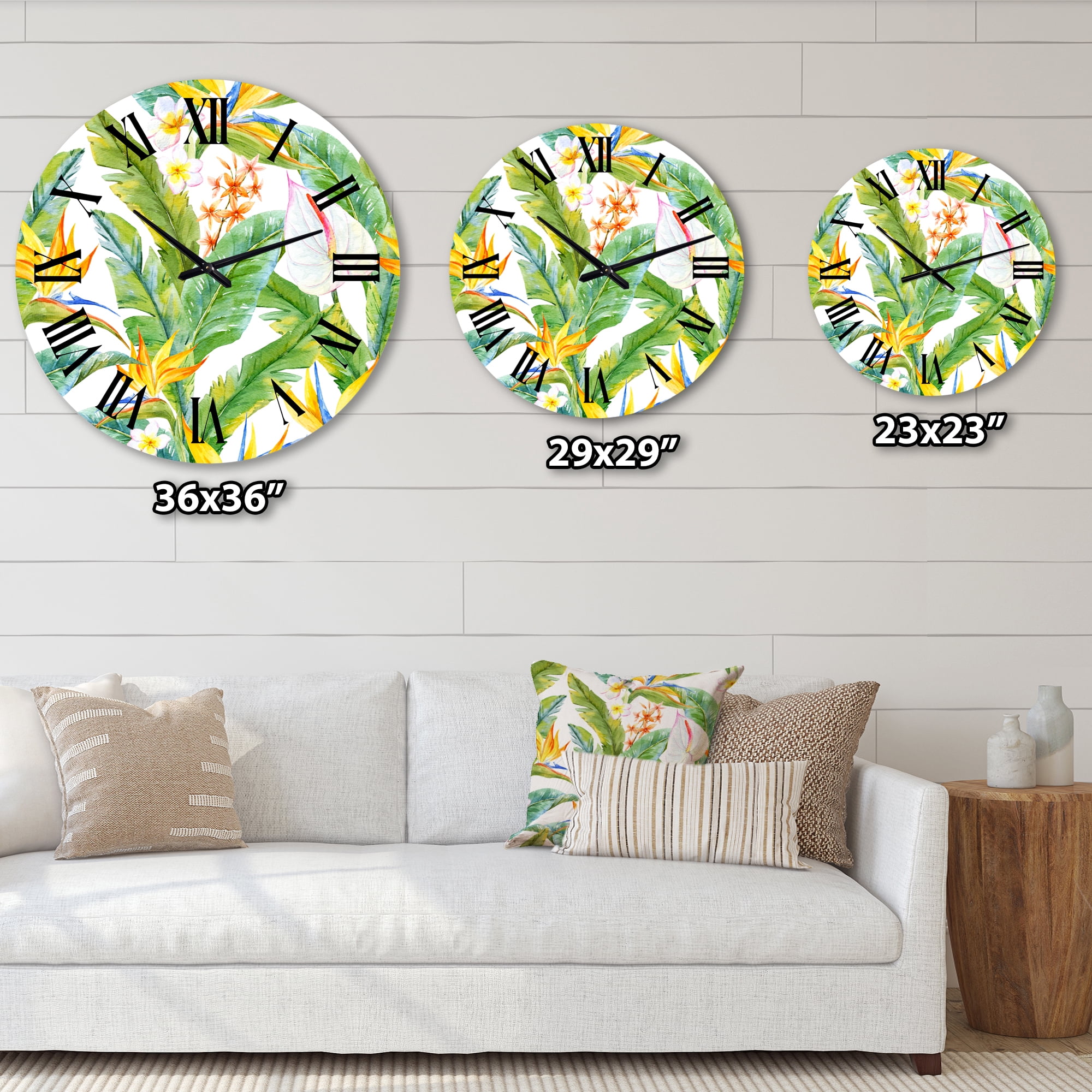 Designart 1 in Quartz Modern/Contemporary Wall Clock