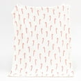 thumbnail image 3 of Great Bay Home Velvet Plush Sherpa Warm and Cozy Holiday Prints  (50" x 60" Throw, Candy Cane), 3 of 5