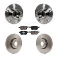 thumbnail image 1 of Transit Auto Front Hub Bearing Assembly Disc Brake Rotors and Ceramic Pads Kit for Car 2017 Volvo XC60 with 328mm Diameter Rotor KBB-126391, 1 of 11