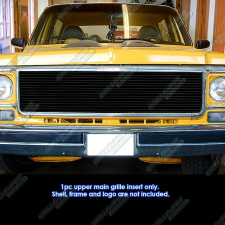 Aluminum Grille Billet Car Grill - 73-80 Chevy GMC Blazer/C/K Pickup/Suburban Black Billet Grille Grill Insert