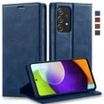 thumbnail image 1 of Nalacover for Samsung Galaxy A53 5G Card Slots Wallet Case with RFID Blocking, Premium PU Leather Flip Cover, Magnetic Closure Kickstand TPU Shockproof Case for Galaxy A53 5G, Blue, 1 of 7