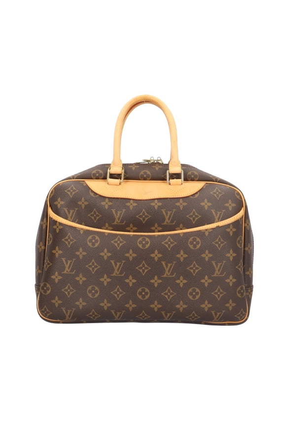 Pre-Owned Louis Vuitton Deauville Monogram Handbag Canvas M47270 Brown Women's LOUIS... (Fair)