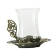 thumbnail image 3 of deevoka Flower Tea Cup Coffee Coffee Glass for Valentines Day Birthday, 3 of 9