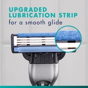 Gillette Mach3 Razor Blade Refills, 10ct Razor Cartridges with Lubrication Strip, 3-Blade Razor