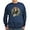 Navy, variant on CafePress - Mona Lisa Dog Sweatshirt - Classic Crew Neck Sweatshirt