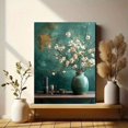 thumbnail image 6 of UXIEQU 12x16 Inch Green Gold Botanical Canvas Wall Art Boho Living Room Decor, 6 of 8