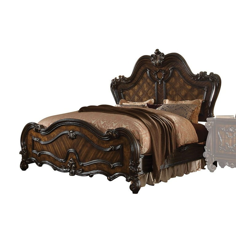 ACME Versailles Arched Headboard Wood Queen Panel Bed in