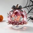 thumbnail image 1 of Halloween Acrylic Desktop Ornament, Gothic Cute Ghost Pumpkin Rotating Stand Tabletop Standee Tiered Tray Decor for Holiday Desk Party Shelf Farmhouse, 1 of 2