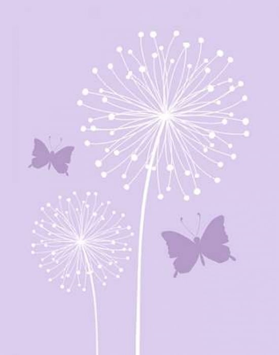 Butterfly Dandelion Canvas Art - Tamara Robinson(22X28)
