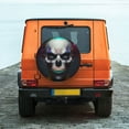 thumbnail image 6 of Gukieu Modern Abstract Colorful Skull C Print Car Tire Cover, Adjustable Waterproof and Dustproof Tire Protection Cover, Suitable for SUV, Truck, Van-14 inch, 6 of 6