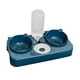 thumbnail image 4 of Juego de cuencos de comida y agua para gatos y plato desmontable para gatos Cuencos s con inclinación de 15 degree Azul oscuro, 4 of 8