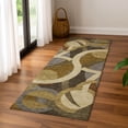 thumbnail image 6 of Addison Rugs Mayfield Premium Machine Washable Transitional Geometric Brown Runner Rug, 2'3" x 7'6", 6 of 6