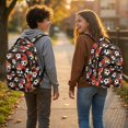 thumbnail image 2 of Yspwyqan Backpack for Little Boys, 17" Flame Red Soccer Daypack with Front Pocket Adjustable Straps Lightweight School Backpack for Preschool Kindergarten, 2 of 7